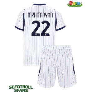 Inter Milan Henrikh Mkhitaryan #22 Bortaställ Barn 2026-27 Kortärmad (+ Korta byxor)